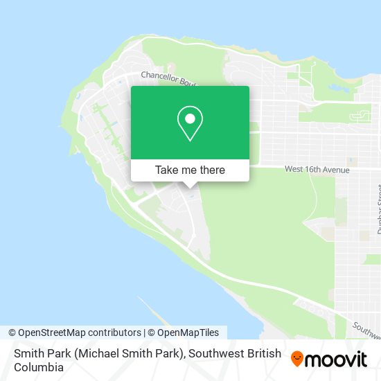 Smith Park (Michael Smith Park) plan
