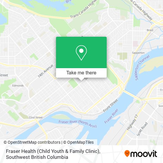 Fraser Health (Child Youth & Family Clinic) map