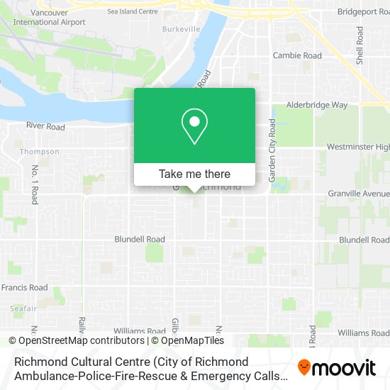 Richmond Cultural Centre map