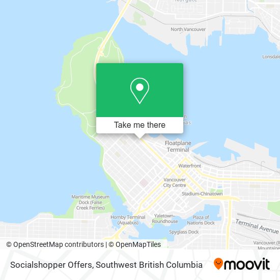 Socialshopper Offers map