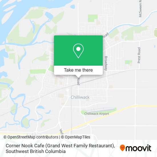 Corner Nook Cafe (Grand West Family Restaurant) plan