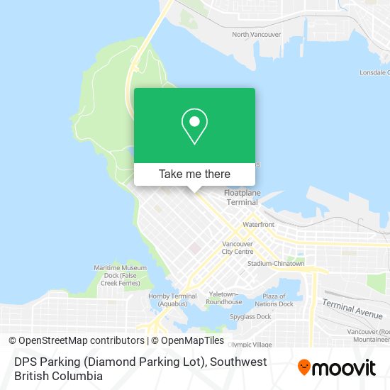 DPS Parking (Diamond Parking Lot) map