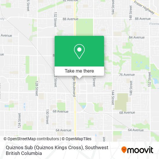 Quiznos Sub (Quiznos Kings Cross) plan