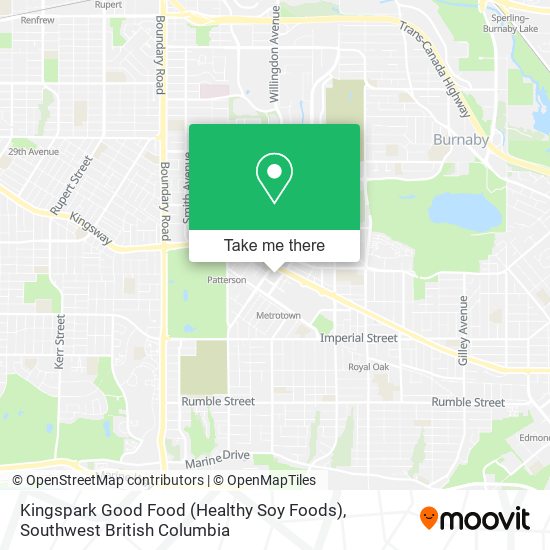 Kingspark Good Food (Healthy Soy Foods) map