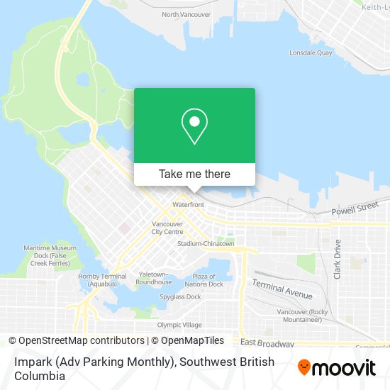 Impark (Adv Parking Monthly) plan