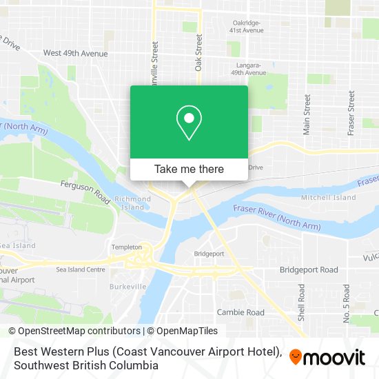 Best Western Plus (Coast Vancouver Airport Hotel) map