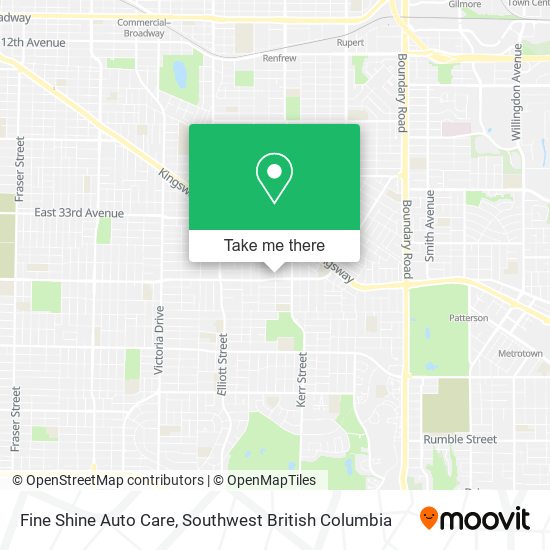 Fine Shine Auto Care map