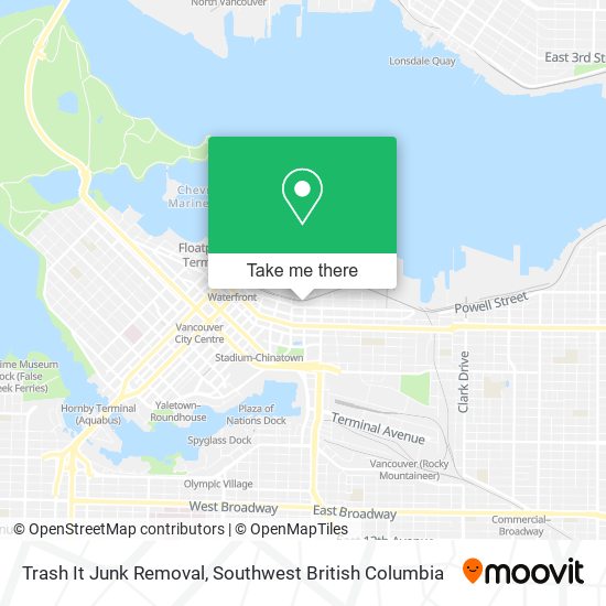 Trash It Junk Removal map