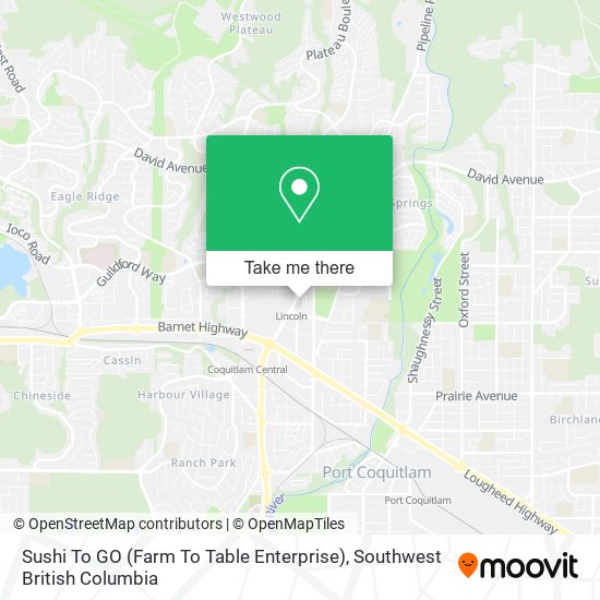 Sushi To GO (Farm To Table Enterprise) map