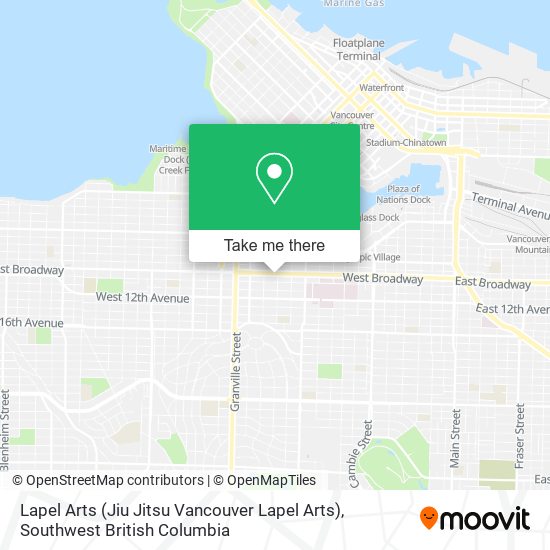 Lapel Arts (Jiu Jitsu Vancouver Lapel Arts) map