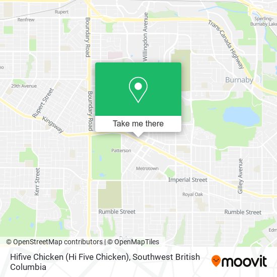 Hifive Chicken (Hi Five Chicken) map