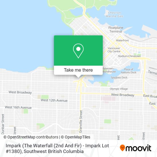 Impark (The Waterfall (2nd And Fir) - Impark Lot #1380) map