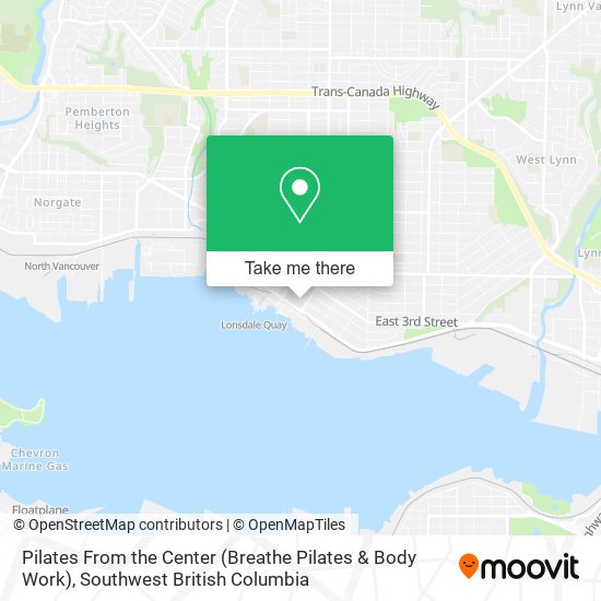 Pilates From the Center (Breathe Pilates & Body Work) map