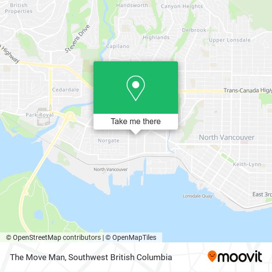 The Move Man map