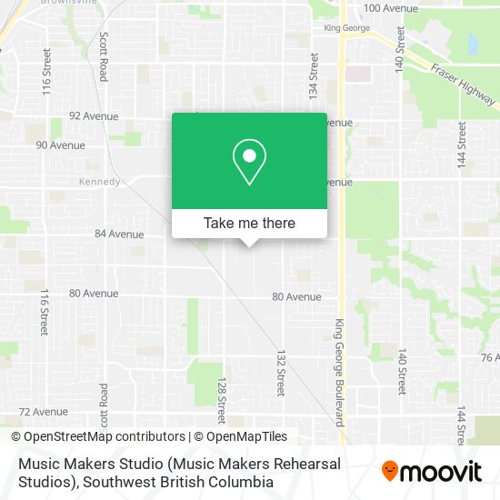 Music Makers Studio (Music Makers Rehearsal Studios) map