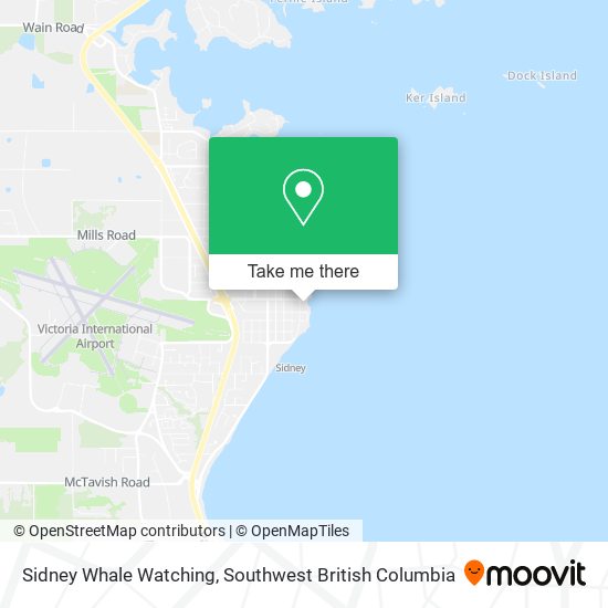 Sidney Whale Watching plan