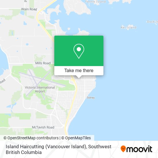 Island Haircutting (Vancouver Island) map