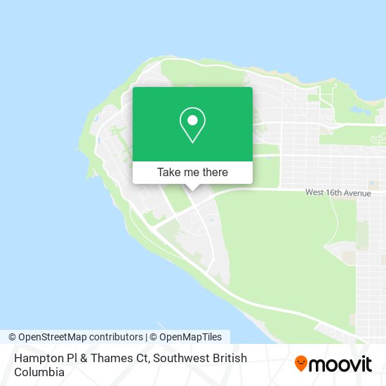 Hampton Pl & Thames Ct map