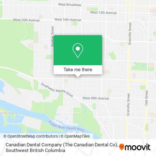 Canadian Dental Company (The Canadian Dental Co) map