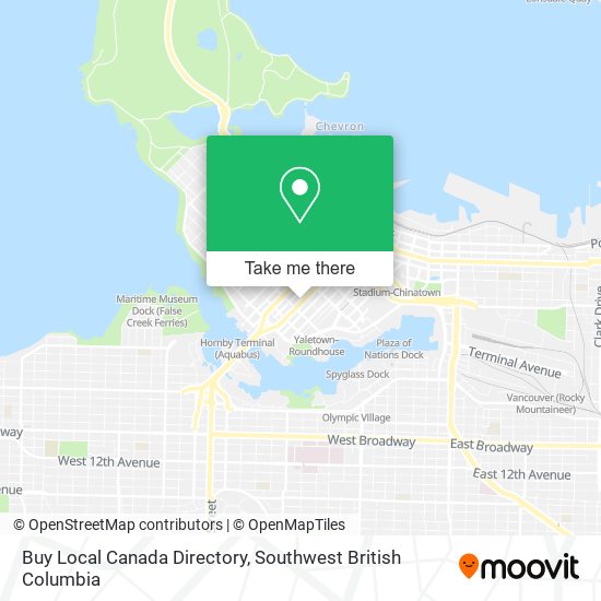 Buy Local Canada Directory map