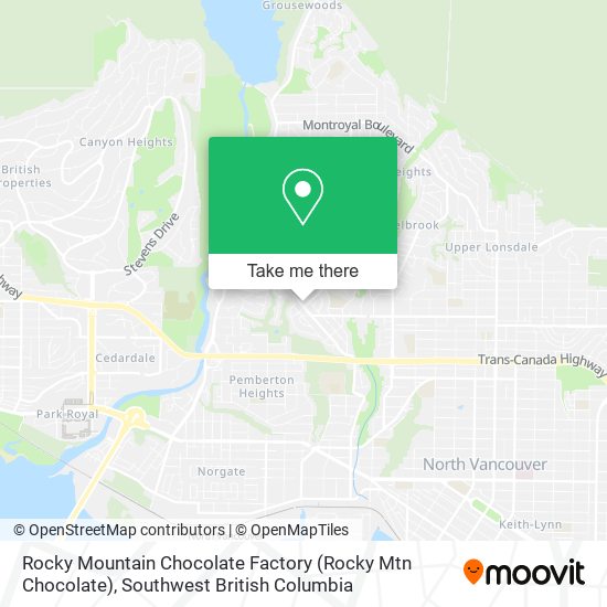 Rocky Mountain Chocolate Factory (Rocky Mtn Chocolate) map