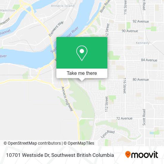 10701 Westside Dr map