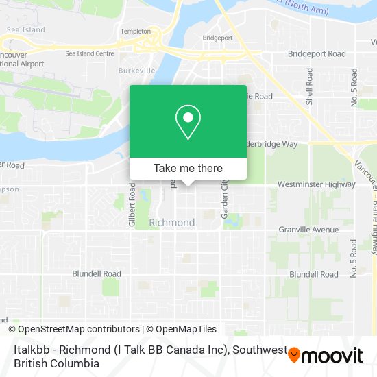 Italkbb - Richmond (I Talk BB Canada Inc) map