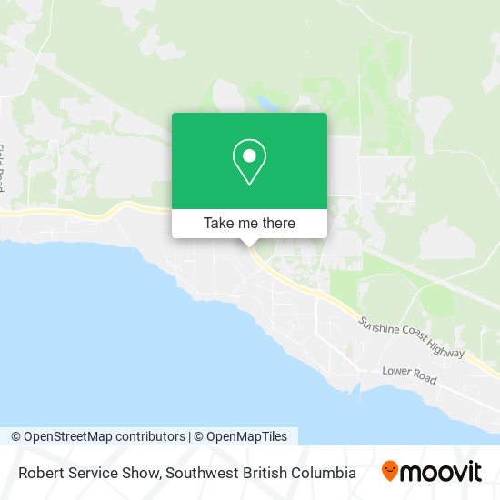 Robert Service Show map