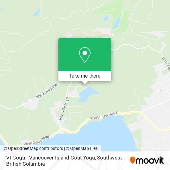 VI Goga - Vancouver Island Goat Yoga map