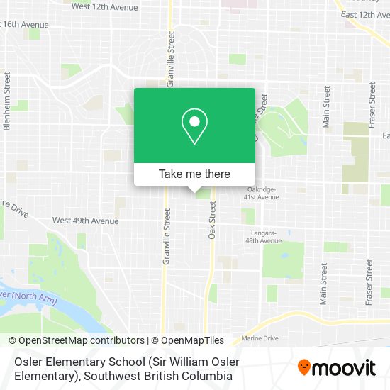 Osler Elementary School (Sir William Osler Elementary) map