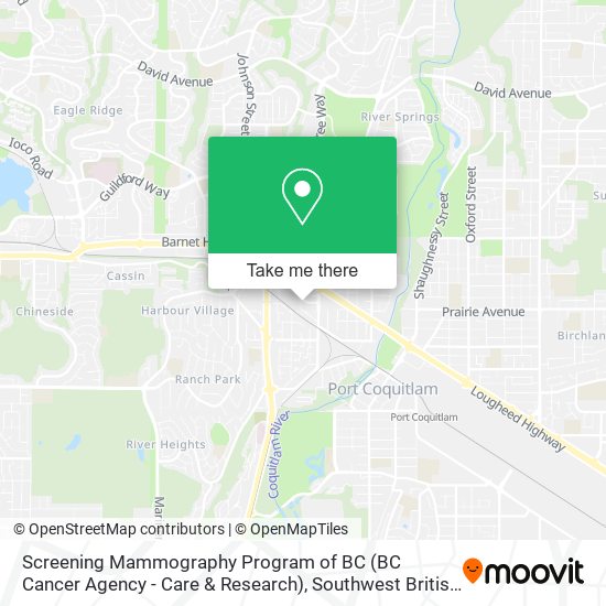 Screening Mammography Program of BC (BC Cancer Agency - Care & Research) plan