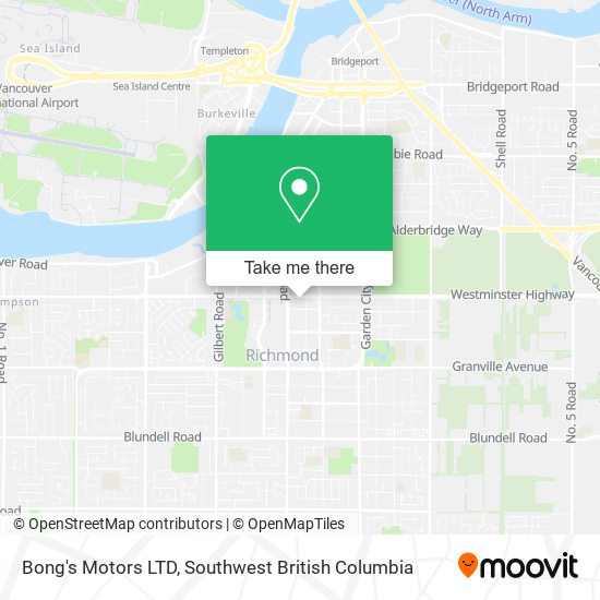 Bong's Motors LTD map