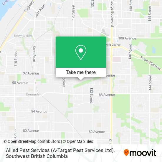 Allied Pest Services (A-Target Pest Services Ltd) map