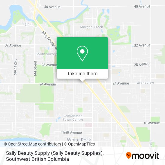 Sally Beauty Supply (Sally Beauty Supplies) map