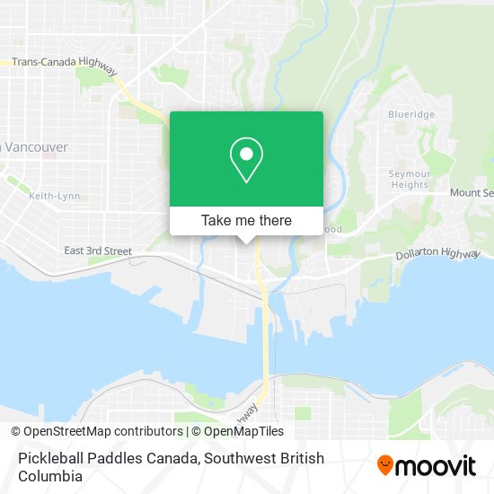 Pickleball Paddles Canada map