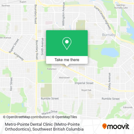 Metro-Pointe Dental Clinic (Metro-Pointe Orthodontics) map