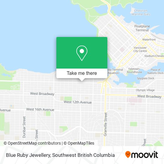 Blue Ruby Jewellery map