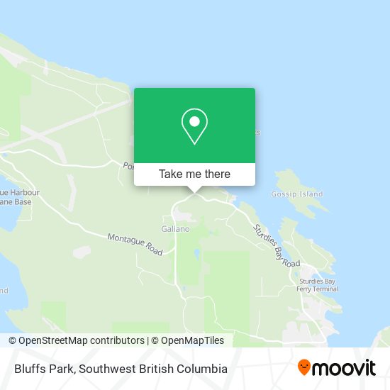 Bluffs Park map