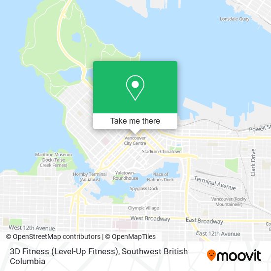 3D Fitness (Level-Up Fitness) map