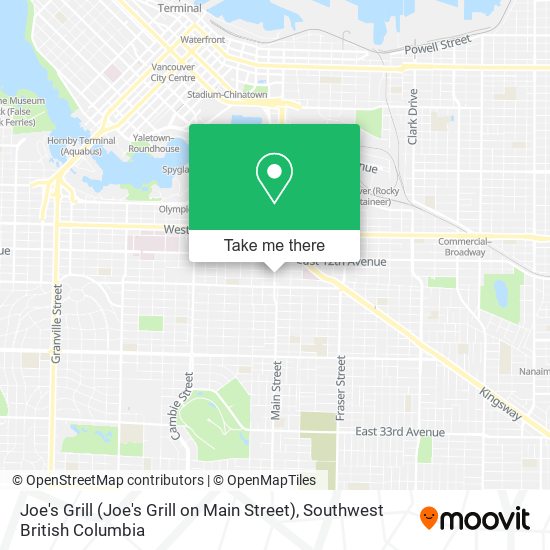 Joe's Grill (Joe's Grill on Main Street) map
