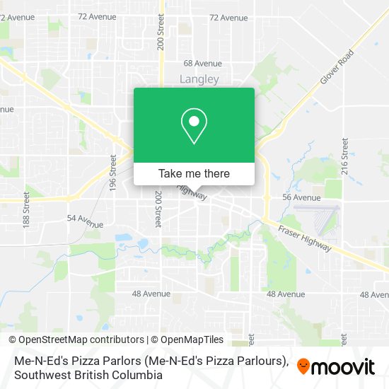 Me-N-Ed's Pizza Parlors map