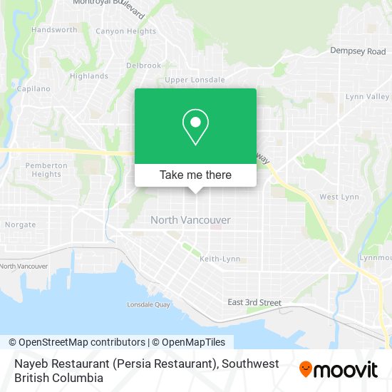 Nayeb Restaurant (Persia Restaurant) map