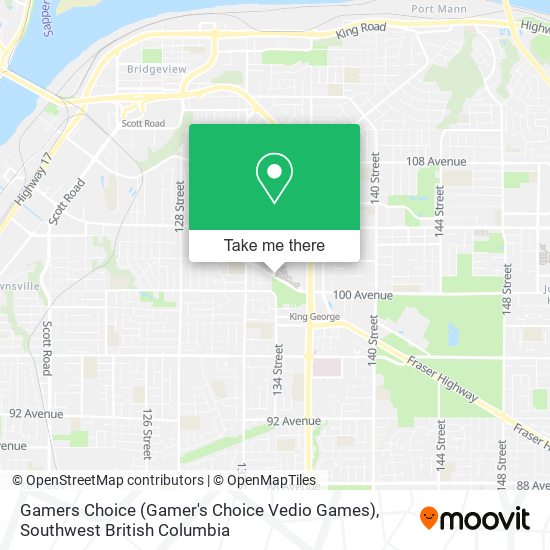 Gamers Choice (Gamer's Choice Vedio Games) map