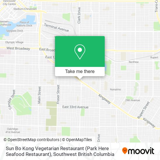 Sun Bo Kong Vegetarian Restaurant (Park Here Seafood Restaurant) plan