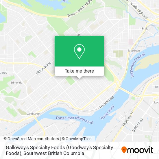 Galloway's Specialty Foods map