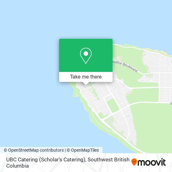 UBC Catering (Scholar's Catering) map