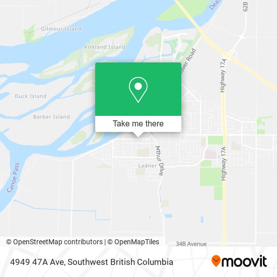 4949 47A Ave map