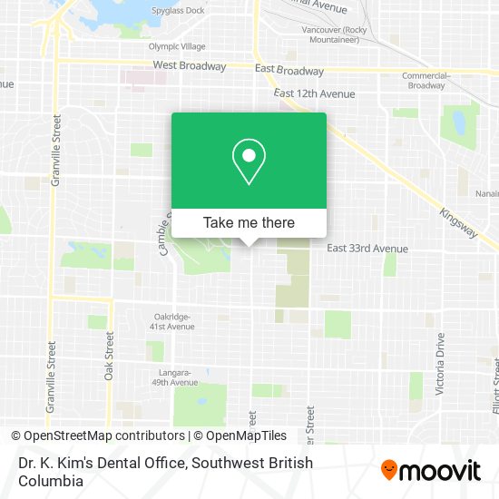 Dr. K. Kim's Dental Office map