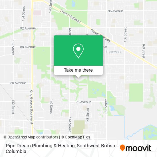 Pipe Dream Plumbing & Heating map