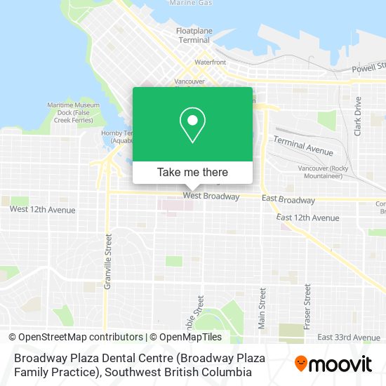 Broadway Plaza Dental Centre (Broadway Plaza Family Practice) map